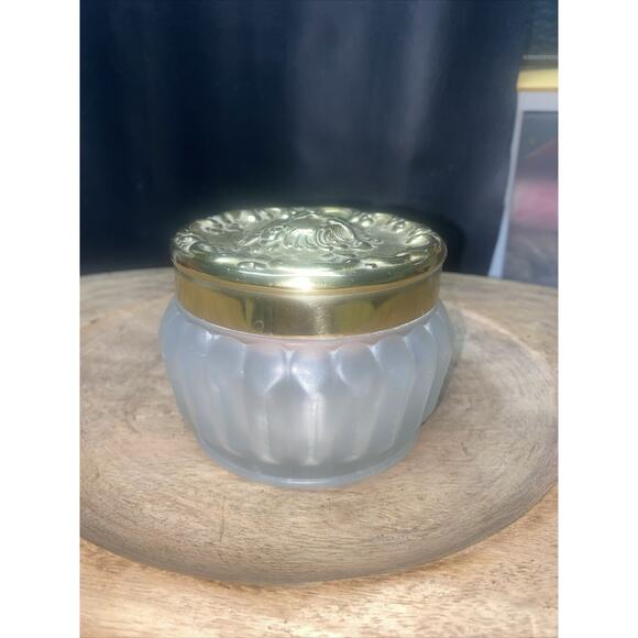 VINTAGE ESTEE LAUDER Re-Nutriv Face Powder Shell Jar, EMPTY, COLLECTIBLE 3 oz - Picture 1 of 7